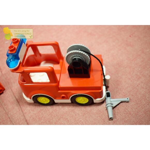 LEGO DUPLO Town Fire Truck Building Toy 10969 (Incomplete) - Picture 7 of 14